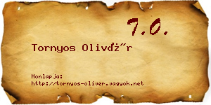 Tornyos Olivér névjegykártya